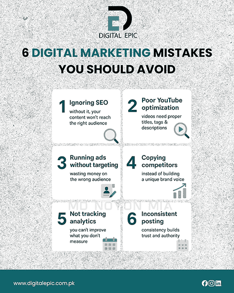 digital marketing mistakes 