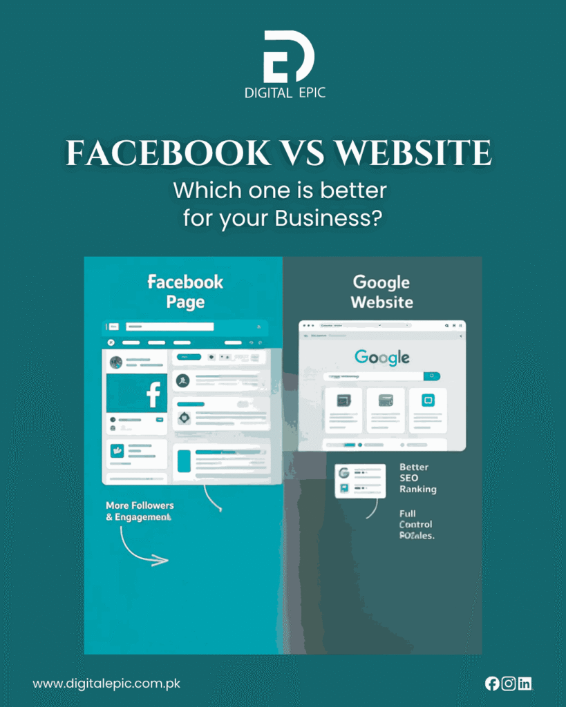 website vs facebook page for your business 